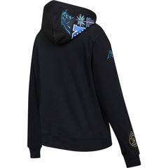Carolina Panthers Pro Standard Women's Local Patch Pullover Hoodie - Black outlet