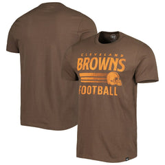Cleveland Browns '47 Wordmark Rider Franklin T-Shirt - Brown cheap