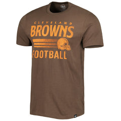 Cleveland Browns '47 Wordmark Rider Franklin T-Shirt - Brown cheap