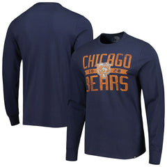 Chicago Bears '47 Brand Wide Out Franklin Long Sleeve T-Shirt - Navy discount