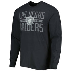 Las Vegas Raiders '47 Brand Wide Out Franklin Long Sleeve T-Shirt - Black for sale