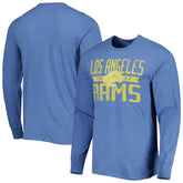 Los Angeles Rams '47 Brand Wide Out Franklin Long Sleeve T-Shirt - Royal on sale