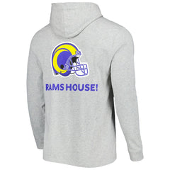 Los Angeles Rams Vineyard Vines Local Long Sleeve Hoodie T-Shirt - Heathered Gray sale