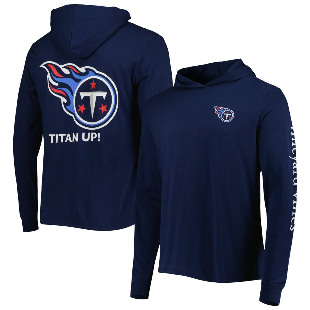Tennessee Titans Vineyard Vines Local Long Sleeve Hoodie T-Shirt - Navy for sale