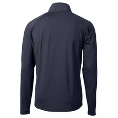 Denver Broncos Cutter & Buck Adapt Eco Knit Hybrid Recycled Quarter-Zip Pullover Top - Navy for sale