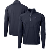 Houston Texans Cutter & Buck Adapt Eco Knit Hybrid Recycled Quarter-Zip Pullover Top - Navy online