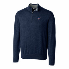 Houston Texans Cutter & Buck Lakemont Quarter-Zip Pullover Sweater - Navy online