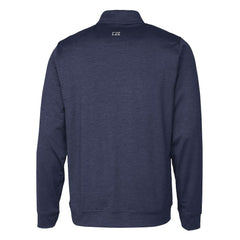 New England Patriots Cutter & Buck Stealth Quarter-Zip Pullover Top - Heathered Navy online