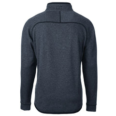 Kansas City Chiefs Cutter & Buck Big & Tall Mainsail Sweater Knit Half-Zip Pullover Jacket - Heathered Navy outlet