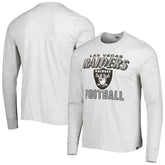 Las Vegas Raiders '47 Dozer Franklin Long Sleeve T-Shirt - Heathered Gray for sale