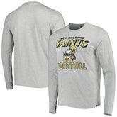New Orleans Saints '47 Dozer Franklin Long Sleeve T-Shirt - Heathered Gray online