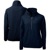 Cincinnati Bengals Cutter & Buck Women's Americana Cascade Eco Sherpa Fleece Half-Zip Pullover Jacket - Navy cheap