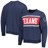 Houston Texans '47 Bypass Tribeca Pullover Sweatshirt - Heather Navy on sale