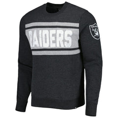 Las Vegas Raiders '47 Bypass Tribeca Pullover Sweatshirt - Heathered Black for sale