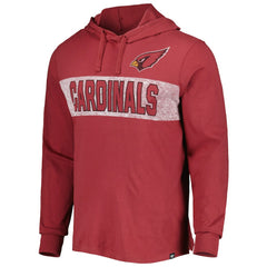 Arizona Cardinals '47 Field Franklin Hooded Long Sleeve T-Shirt - Cardinal online