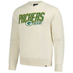 Green Bay Packers '47 Locked In Headline Pullover Sweatshirt - Cream outlet