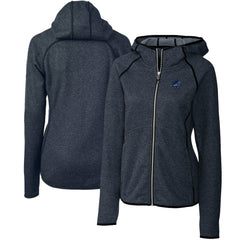 Miami Dolphins Cutter & Buck Women's Mainsail Full-Zip Jacket - Heathered Navy cheap