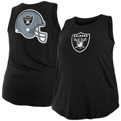 Las Vegas Raiders New Era Women's Plus Size Tank Top - Black for sale