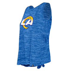 Los Angeles Rams New Era Women's Space Dye Tie-Back Tank Top - Royal online
