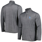 Los Angeles Dodgers Tommy Bahama Delray IslandZone Half-Zip Top Gray