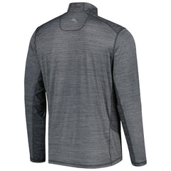 New York Mets Tommy Bahama Delray IslandZone Half-Zip Top Gray