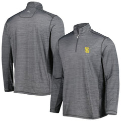 San Diego Padres Tommy Bahama Delray IslandZone Half-Zip Top Gray