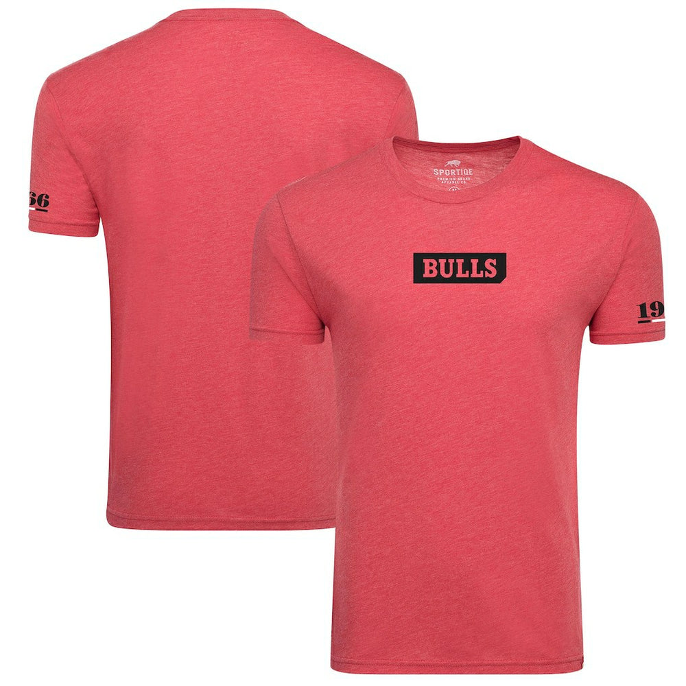 Chicago Bulls Sportiqe Unisex 1966 Collection Comfy Tri-Blend T-Shirt sale - Red cheap