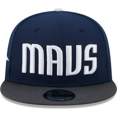 Dallas Mavericks Jersey Hook Statement Edition 9FIFTY Snapback Hat sale - Navy/Gray shop