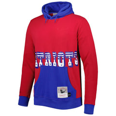 New England Patriots Big Face 5.0 Pullover Hoodie - Red on sale