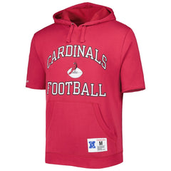 Arizona Cardinals Washed Short Sleeve Pullover Hoodie - Cardinal cheap