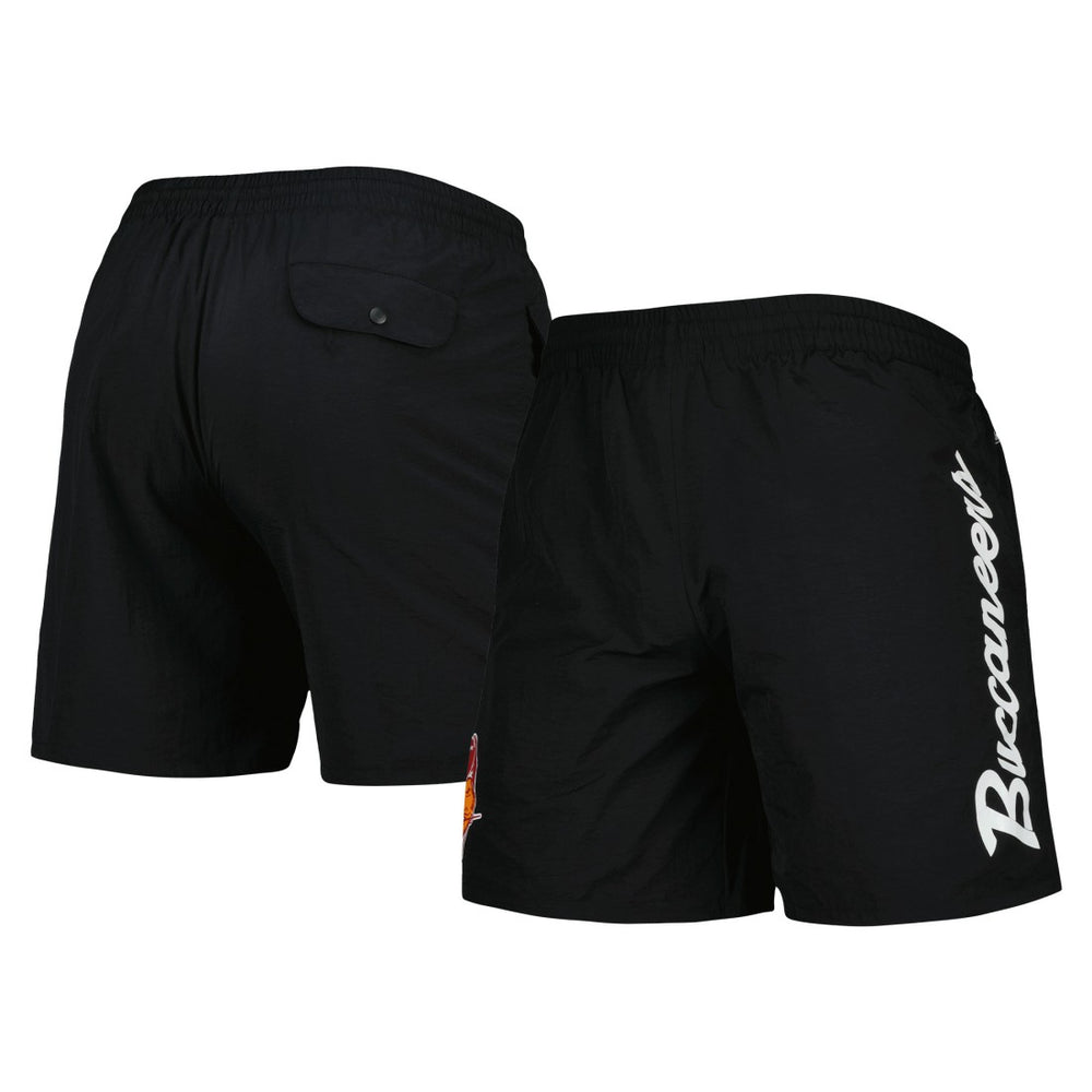 Tampa Bay Buccaneers Team Essentials Nylon Shorts - Black outlet