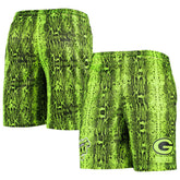 Green Bay Packers New Era Summer Pop Shorts - Neon Green sale