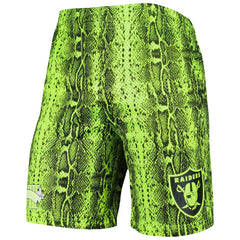 Las Vegas Raiders New Era Summer Pop Shorts - Neon Green online