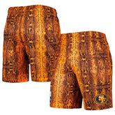 San Francisco 49ers New Era Summer Pop Shorts - Orange cheap