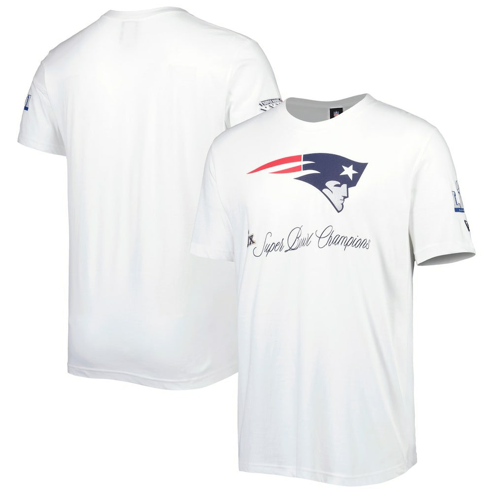 New England Patriots New Era Historic Champs T-Shirt - White sale