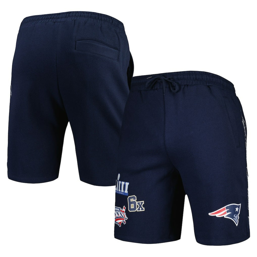 New England Patriots New Era Historic Champs Shorts - Navy for sale