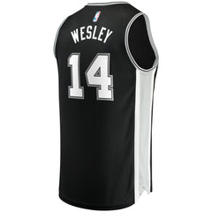 Blake Wesley San Antonio Spurs Fast Break Replica Player Jersey - Icon Edition - Black discount