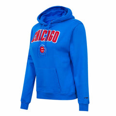 Chicago Cubs Pro Standard Women's Classic Fleece Pullover Hoodie Royal