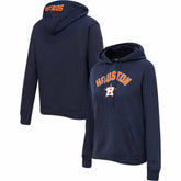 Houston Astros Pro Standard Women's Classic Fleece Pullover Hoodie Navy