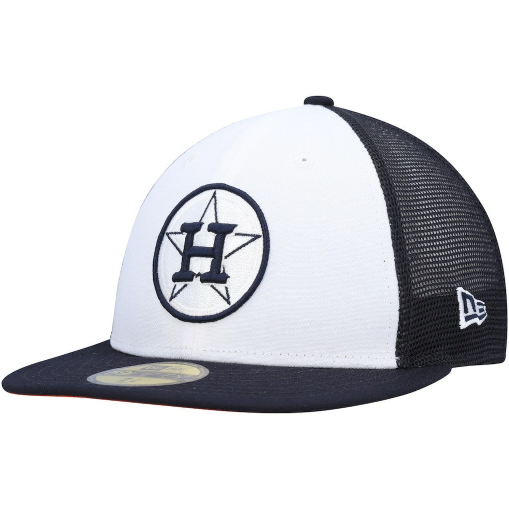 Houston Astros 2023 On-Field Batting Practice 59FIFTY Fitted Hat White/Navy
