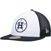Houston Astros 2023 On-Field Batting Practice 59FIFTY Fitted Hat White/Navy