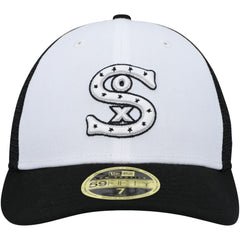 Chicago White Sox 2023 On-Field Batting Practice Low Profile 59FIFTY Fitted Hat White/Black