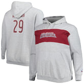 Nathan MacKinnon Colorado Avalanche Big & Tall Player Pullover Hoodie - Heather Gray Hoodies