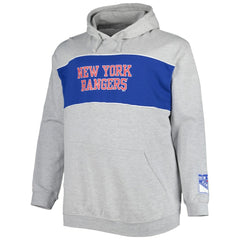 Artemi Panarin New York Rangers Big & Tall Player Pullover Hoodie - Heather Gray Hoodies