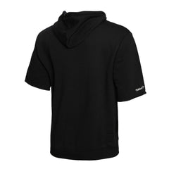 Chicago White Sox Cooperstown Collection Washed Fleece Pullover Short Sleeve Hoodie Black