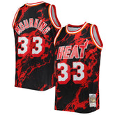Alonzo Mourning Miami Heat 1996/97 Hardwood Classics Marble Swingman Jersey - Black online