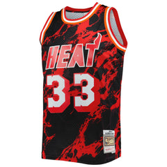 Alonzo Mourning Miami Heat 1996/97 Hardwood Classics Marble Swingman Jersey - Black online