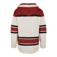 Detroit Red Wings '47 Rockaway Lace-Up Pullover Hoodie - Oatmeal Hoodies