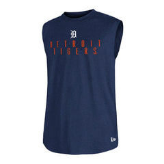Detroit Tigers Team Muscle Tank Top Heather Navy