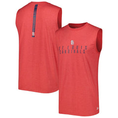 St. Louis Cardinals Team Muscle Tank Top Heather Red